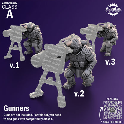 Heavy Weapons Team - Stormworn Troops - Set of 12 (heavy guns not included)