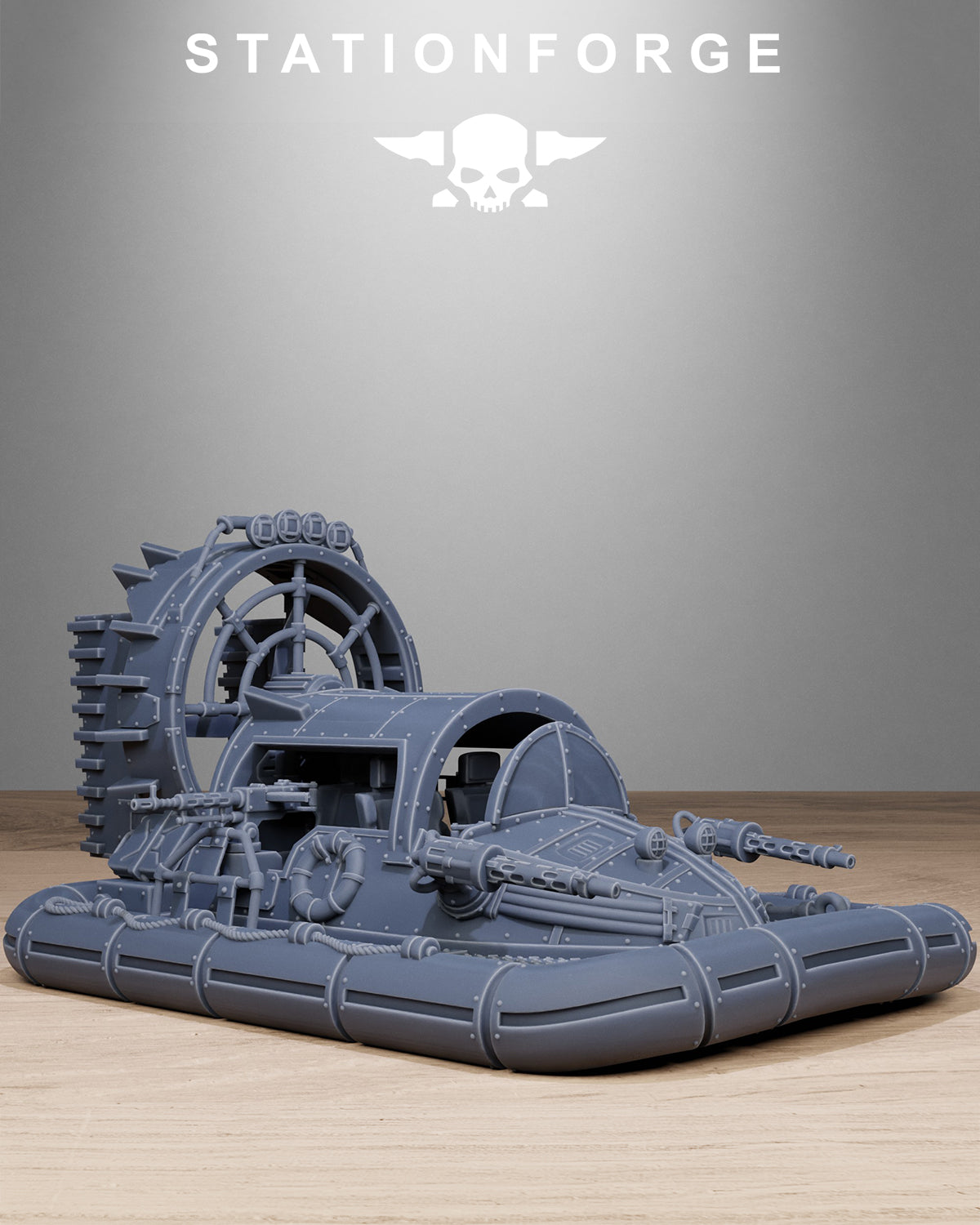 FreeGuard Hovercraft - With 6 Man Crew