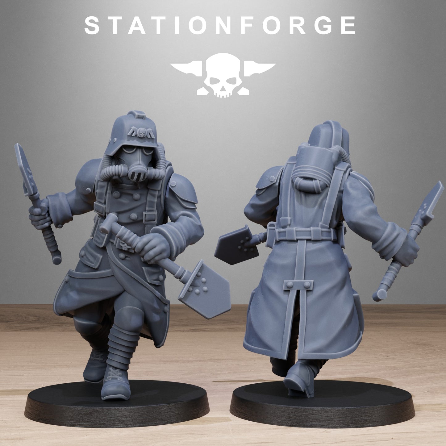 GrimGuard Shovel Fighters - Set of 10