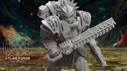 Dragon Knights - Modular Set of 5 | DnD Miniatures | Wargame Proxies | Tabletop Miniature | Sci-Fi