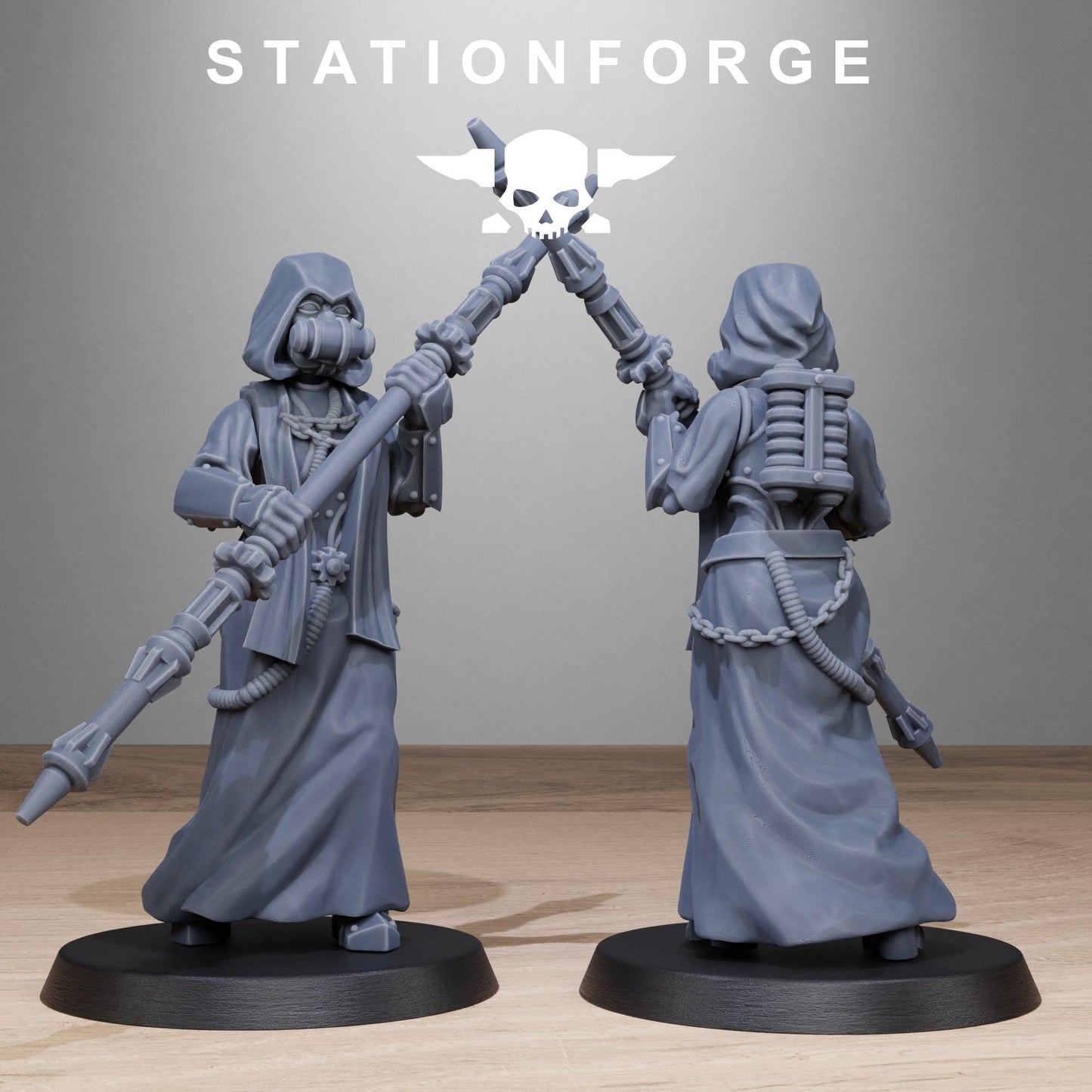 Scavenger Sister Priests - Set of 10 | Grimdark | Sci-Fi Future | Tabletop Wargaming