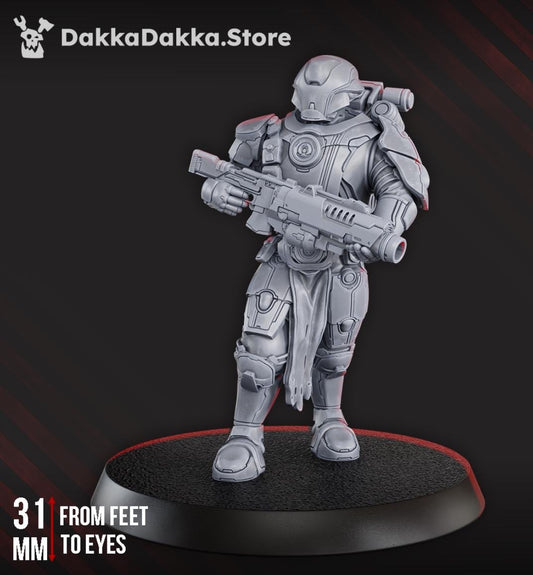 Operations Team Warrior | Grimdark | Sci-Fi Future | Tabletop Wargaming