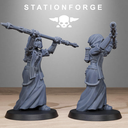 Scavenger Sister Priests - Set of 10 | Grimdark | Sci-Fi Future | Tabletop Wargaming