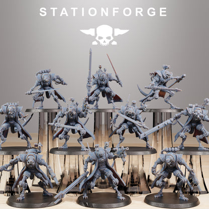 Raticus Curdsters - Set of 10 |  Wargame Proxy | Sci-Fi | Cyberpunk
