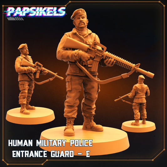 Military Police Entrance Guard E - Resin 3D Print Alien Miniature | RPG | Sci fi | Cyberpunk | Role Playing | DnD | Papsikel Star Entrance