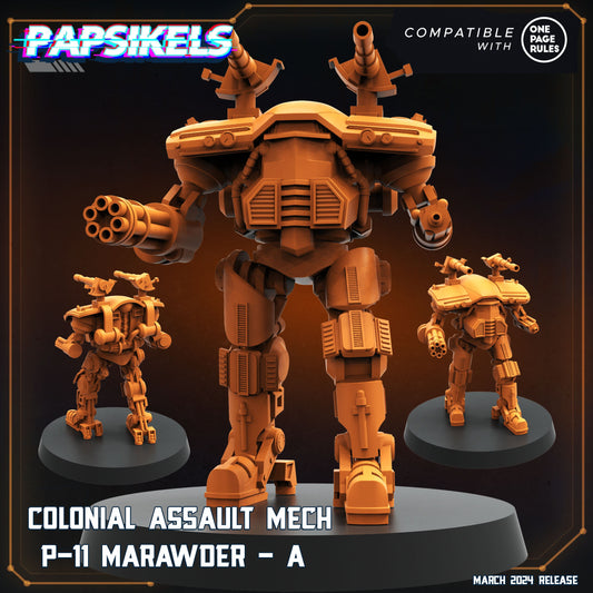 Colonial Assault Mech P-11 Marawder - A