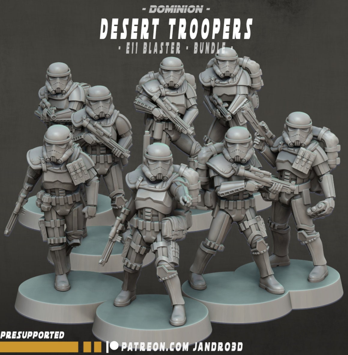 Desert Troopers - E11 Blaster - Set of 8