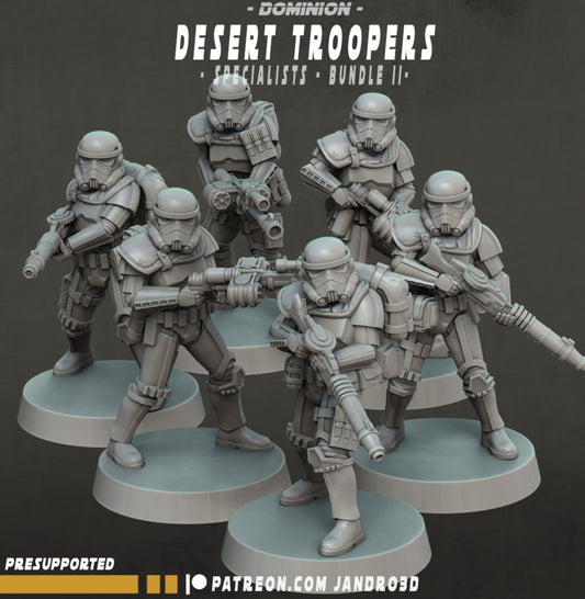 Desert Troopers - Specialist - Bundle 2 - Set of 6