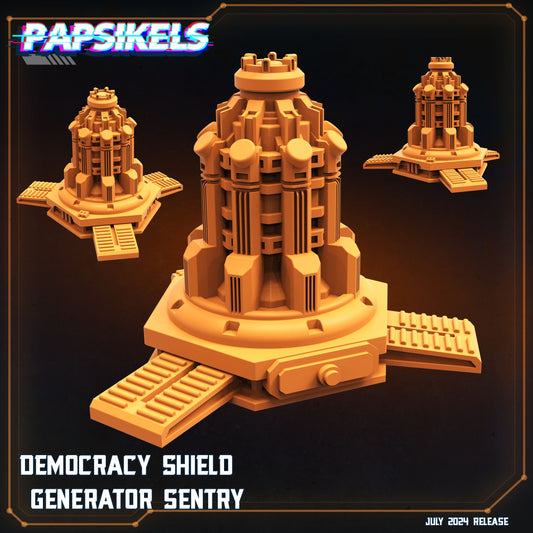 Democracy Shield Generator Sentry