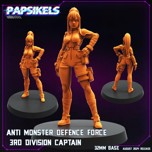 Anti Monster Defence Force 3rd Division Captain