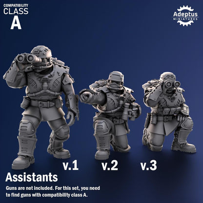 Steelstorm Regiment Heavy Weapons - Assistants