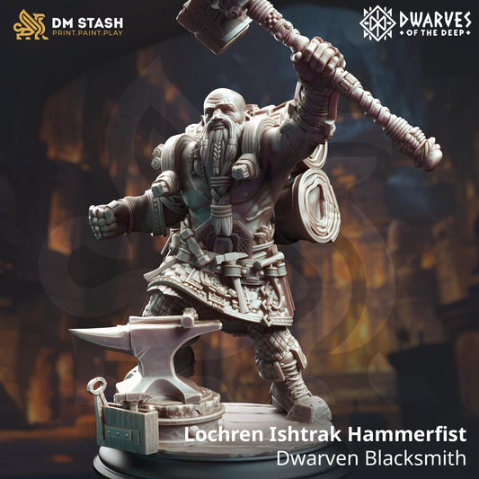Lochren Ishtrak Hammerfist - Dwarven Blacksmith