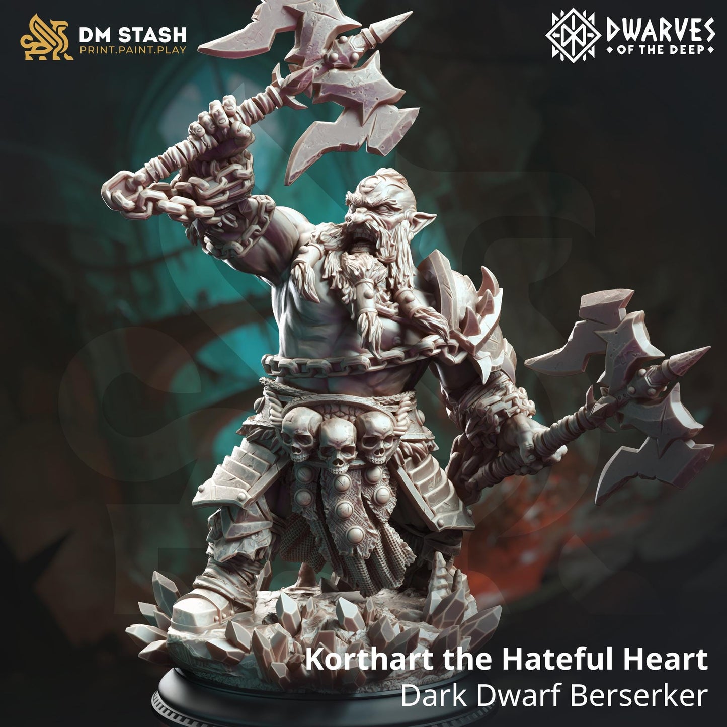 Korthart the Hateful Heart – Dark Dwarf Berserker
