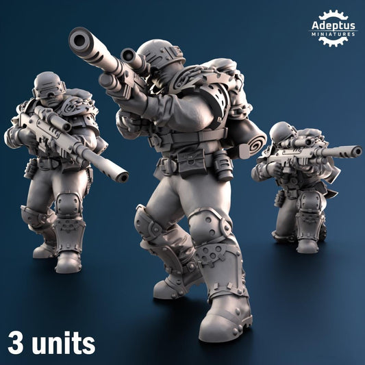 Snipers - Greyplate Troops - Set of 3