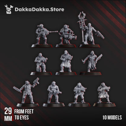 Liquid Team of the Cosmic Harverster - Set of 10