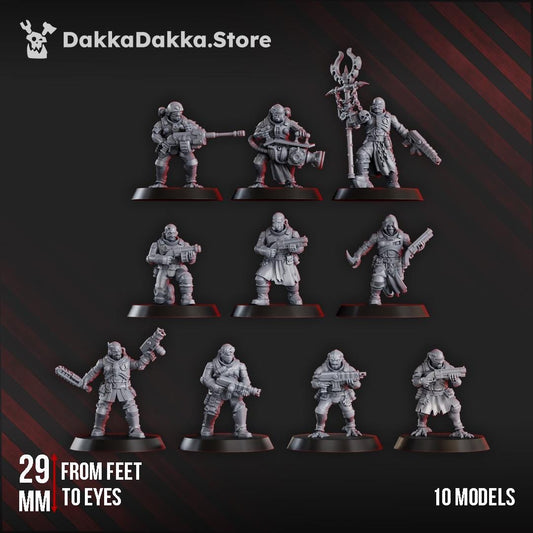 Liquid Team of the Cosmic Harverster - Set of 10