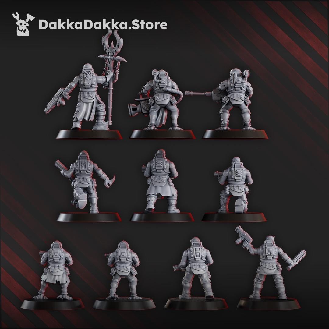 Liquid Team of the Cosmic Harverster - Set of 10