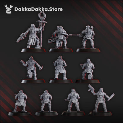 Liquid Team of the Cosmic Harverster - Set of 10
