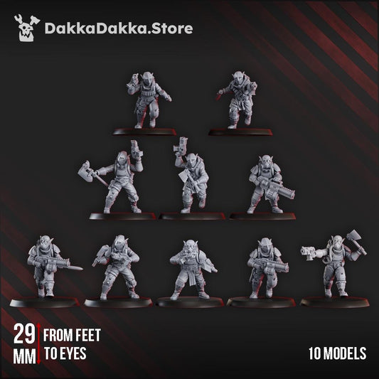 Gorggrot Tactic Squad - Set of 10
