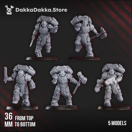 Ignisaurus ClanWarrior Storm Squad with Jetpacks - Set of 5
