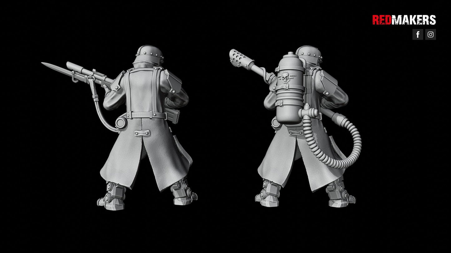 Death Division - Kill Squad - Imperial Force - Pose 8v1