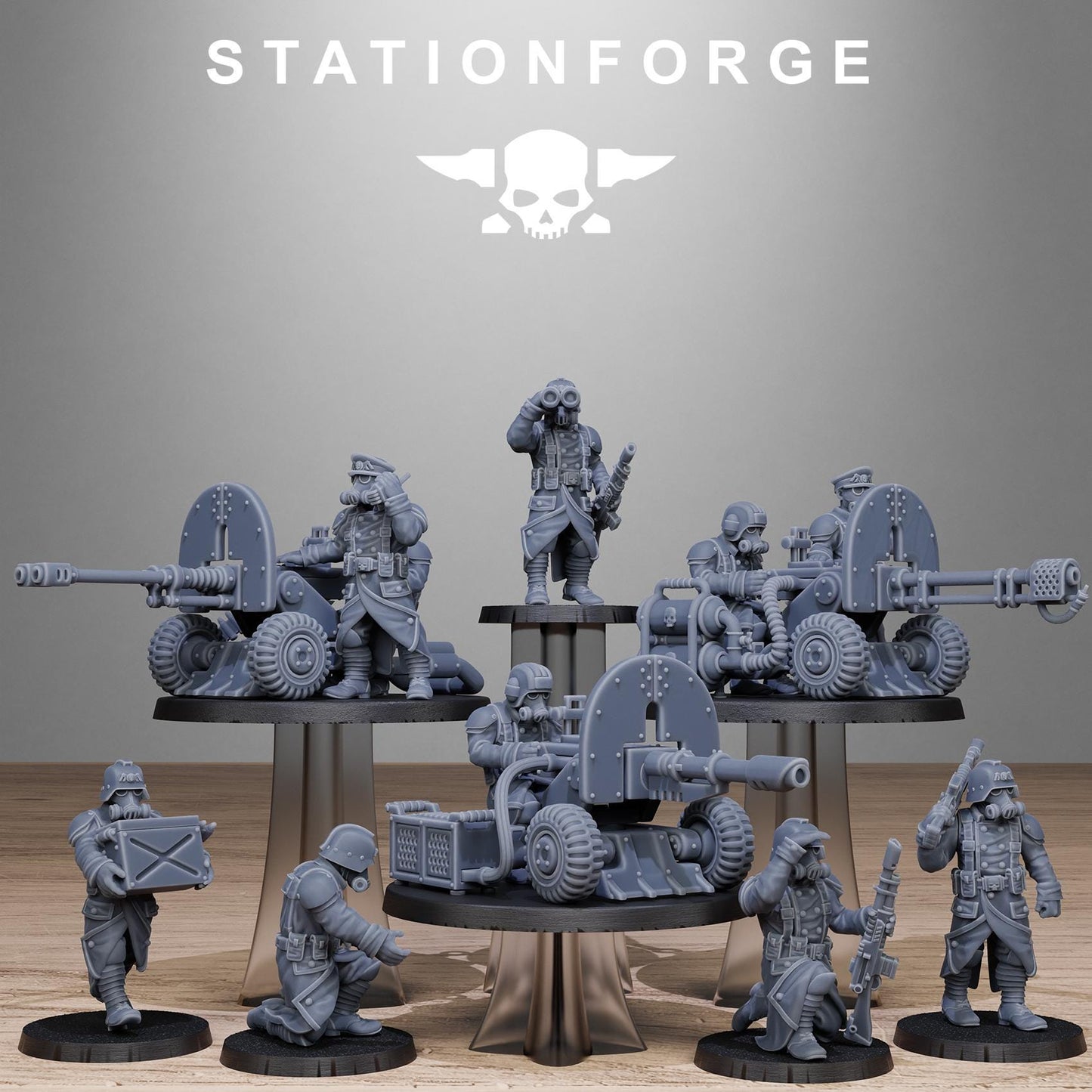 GrimGuard Battle Weapons 2.0 and Crew - Complete Set
