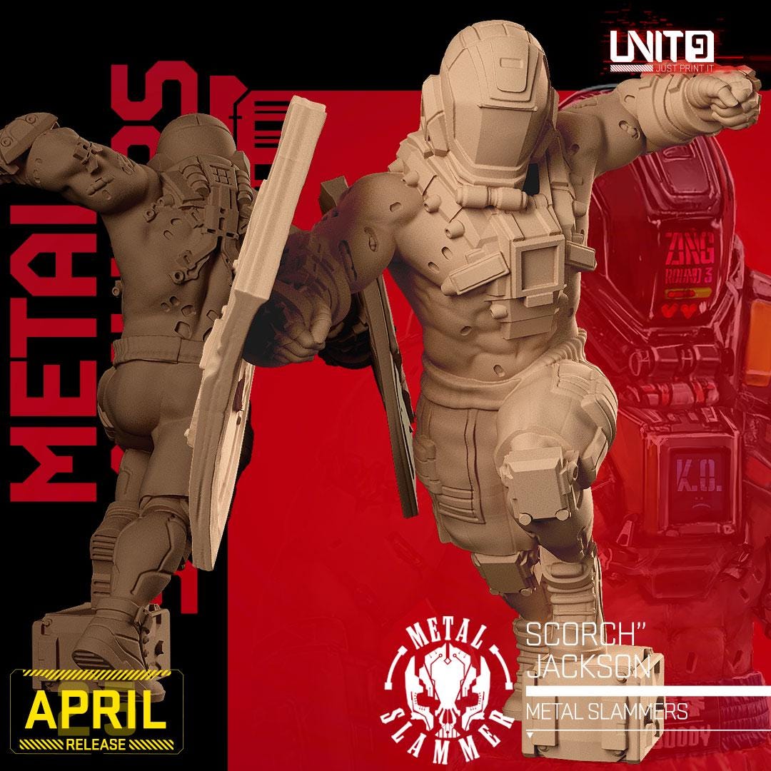Metal Slammers - Scorch Jackson