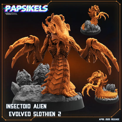 Insectoid Alien Evolved Slothien - 2