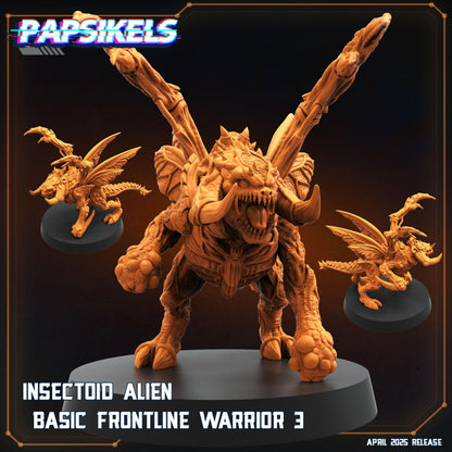 Insectoid Alien Basic Frontline Warrior - 3