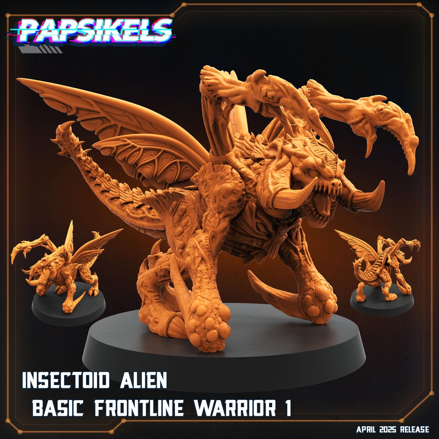 Insectoid Alien Basic Frontline Warrior - 1