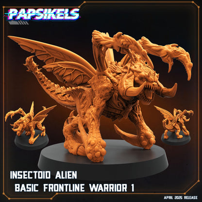 Insectoid Alien Basic Frontline Warrior - 1