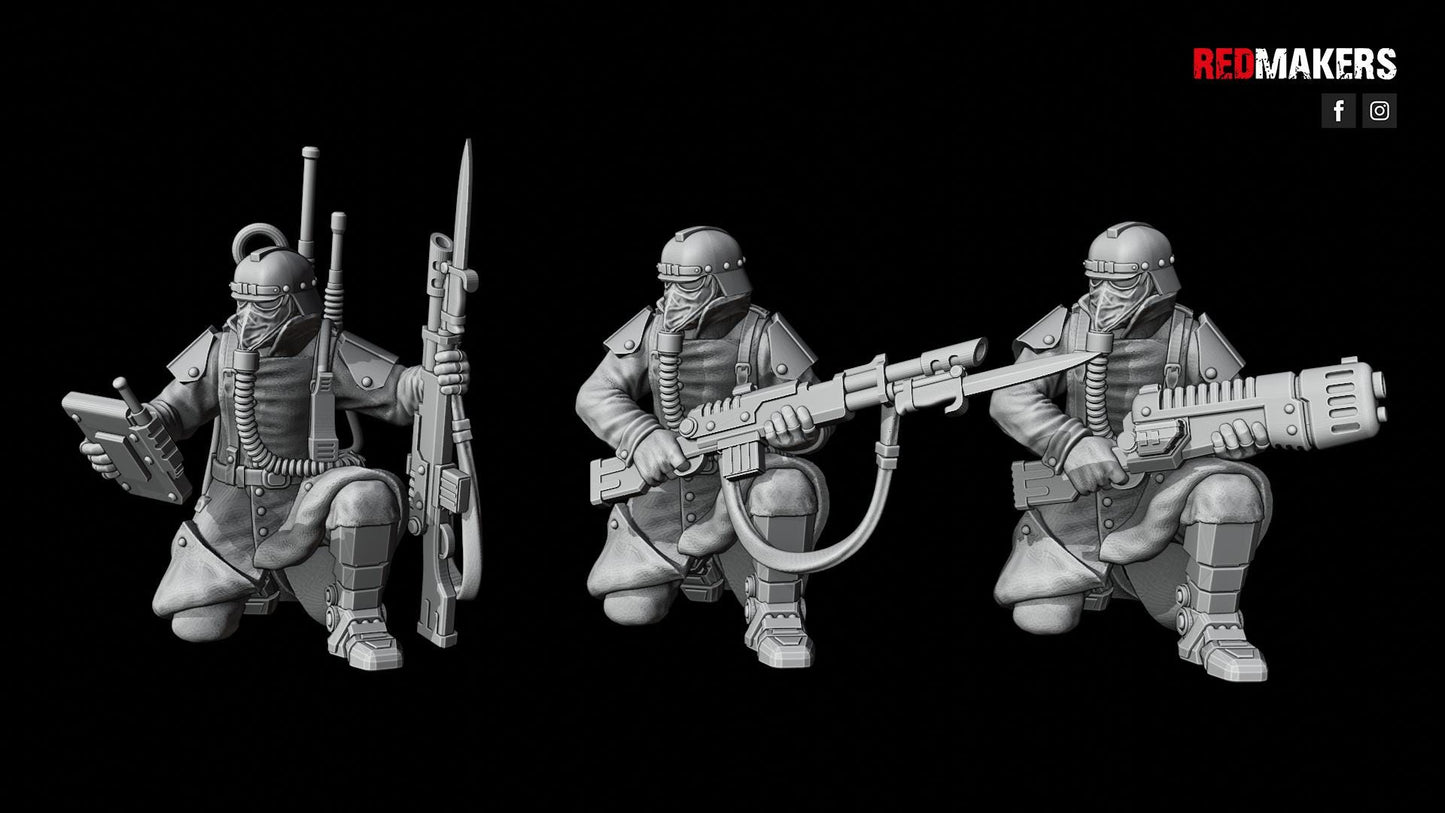 Death Division - Kill Squad - Imperial Force - Pose 7v3