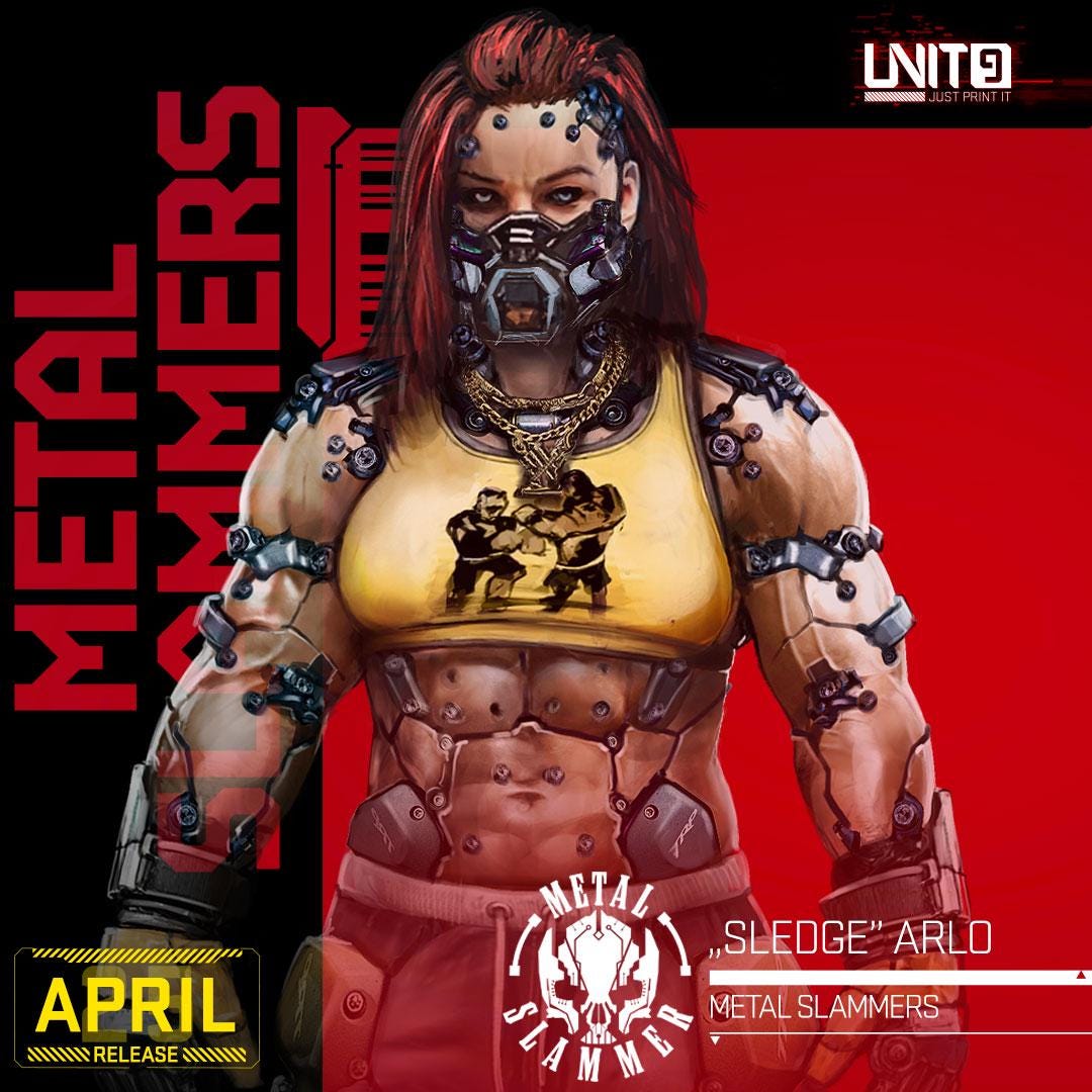 Metal Slammers - Sledge Arlo - 01