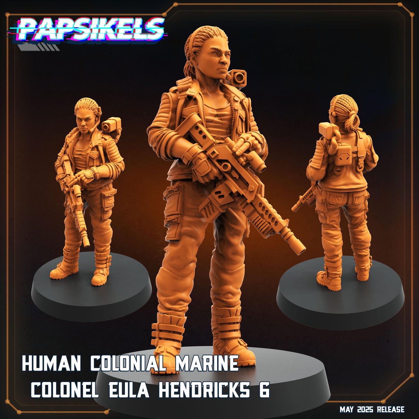 Human Colonial Marine Colonel Eula Hendricks - 6