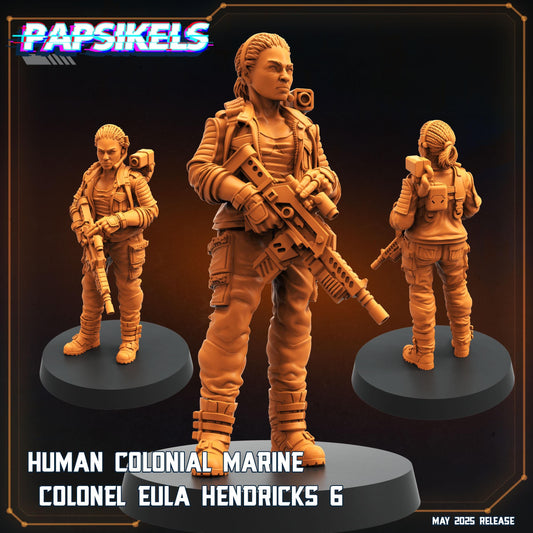 Human Colonial Marine Colonel Eula Hendricks - 6