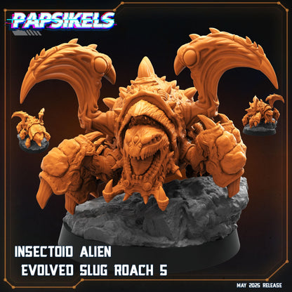 Insectoid Alien Evolved Slug Roach - 5