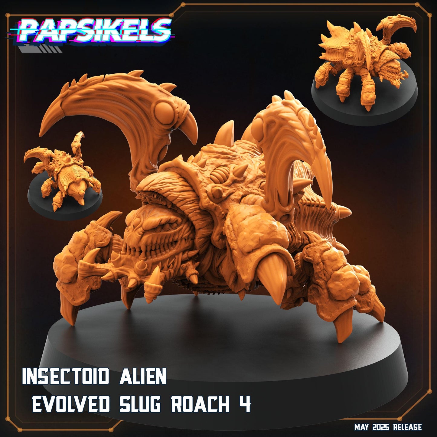 Insectoid Alien Evolved Slug Roach - 4