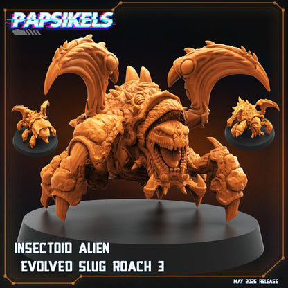 Insectoid Alien Evolved Slug Roach - 3