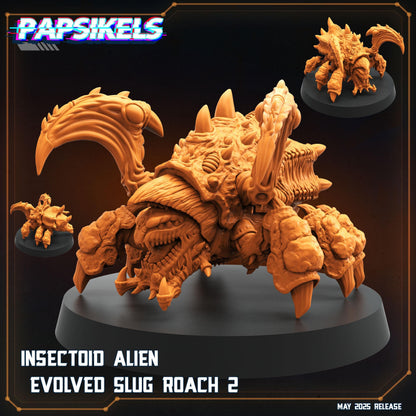 Insectoid Alien Evolved Slug Roach - 2