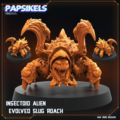 Insectoid Alien Evolved Slug Roach - 1