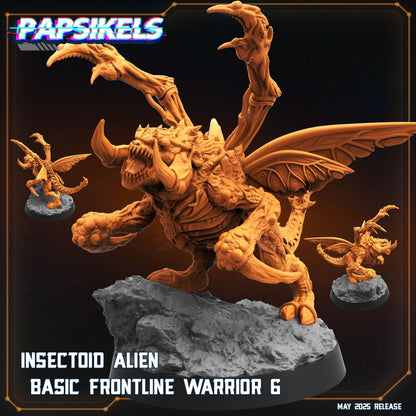Insectoid Alien Basic Frontline Warrior - 6