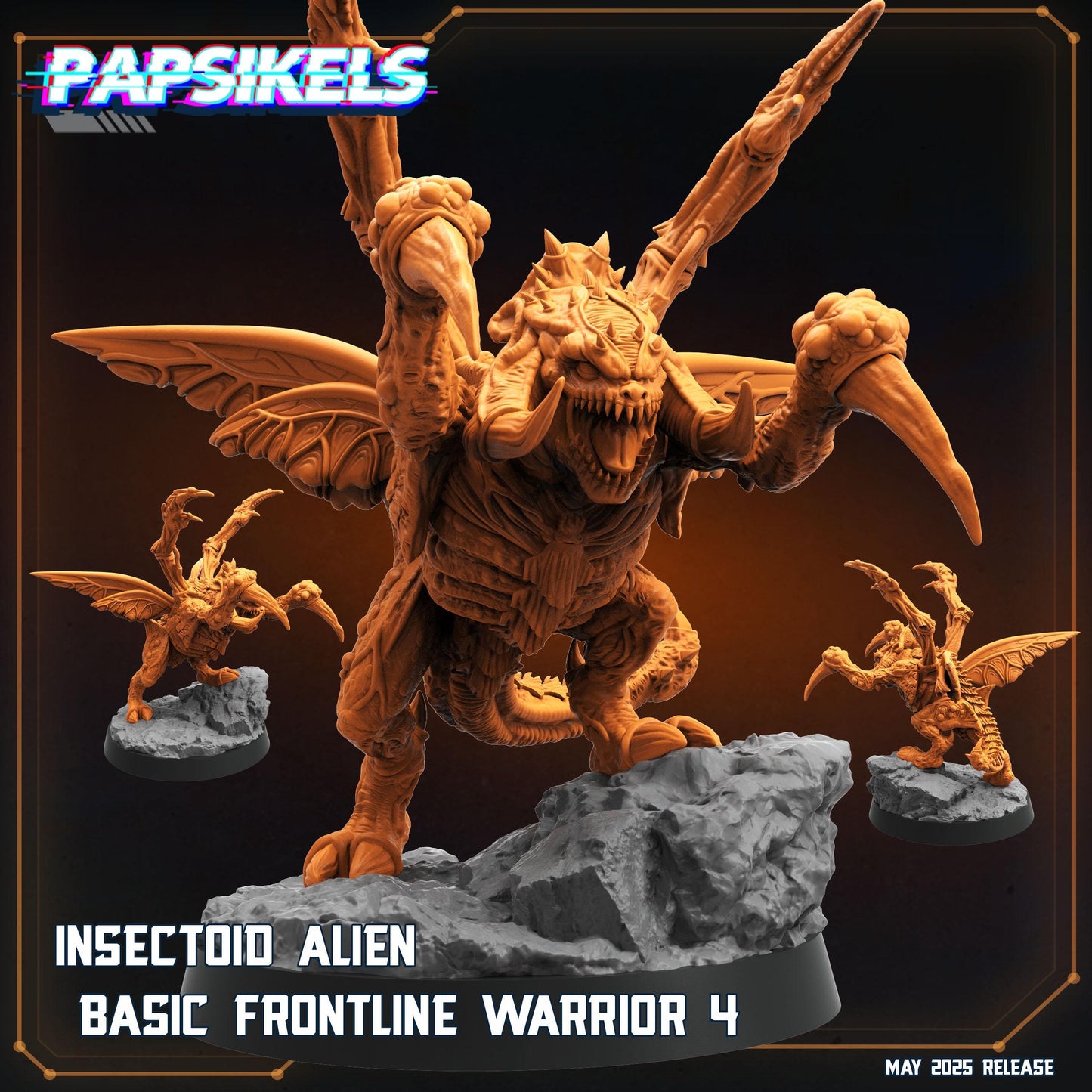 Insectoid Alien Basic Frontline Warrior - 4