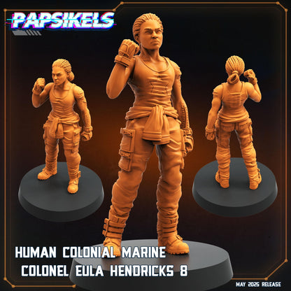 Human Colonial Marine Colonel Eula Hendricks - 8
