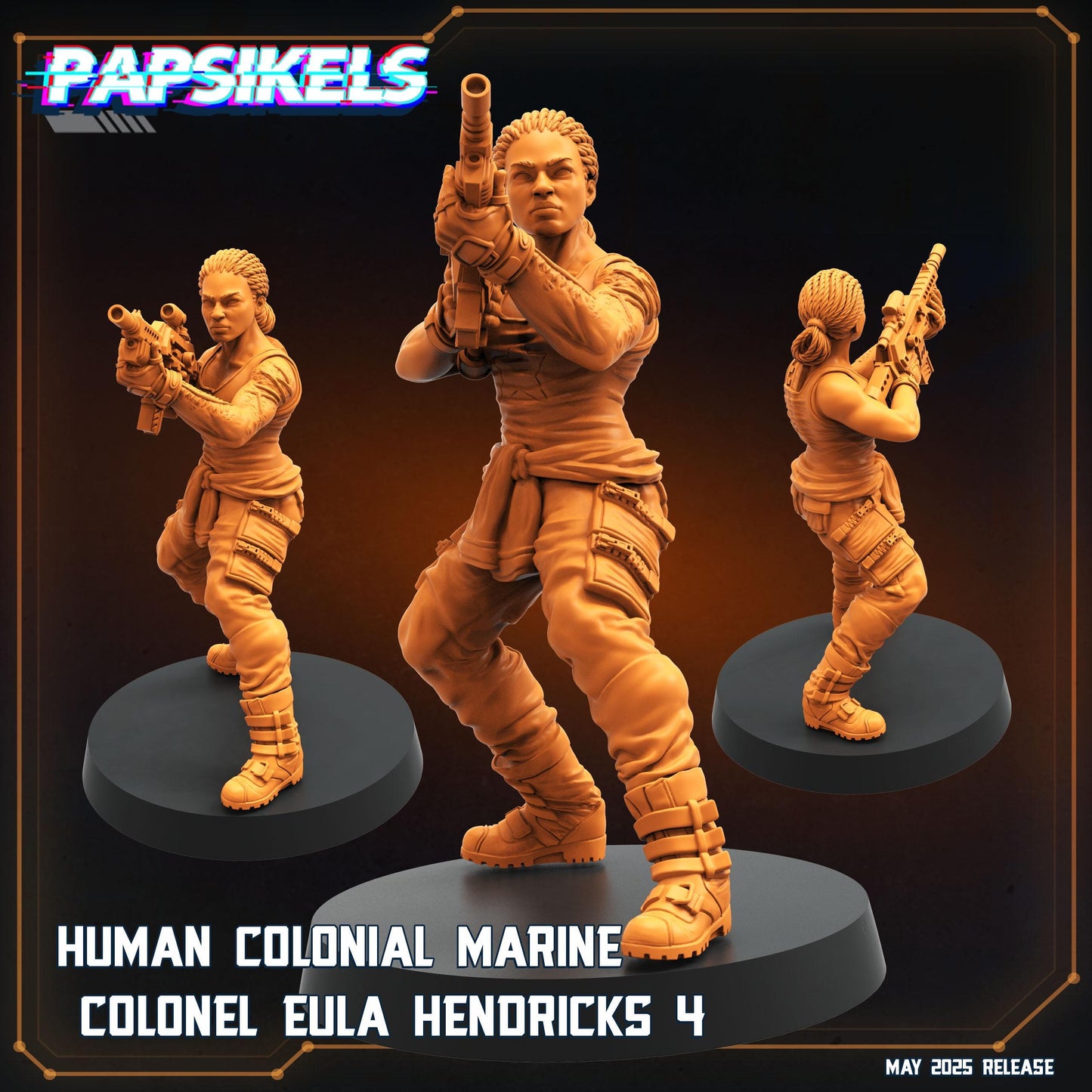 Human Colonial Marine Colonel Eula Hendricks - 4