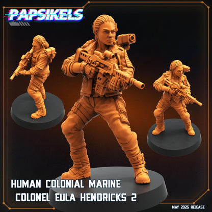 Human Colonial Marine Colonel Eula Hendricks - 2