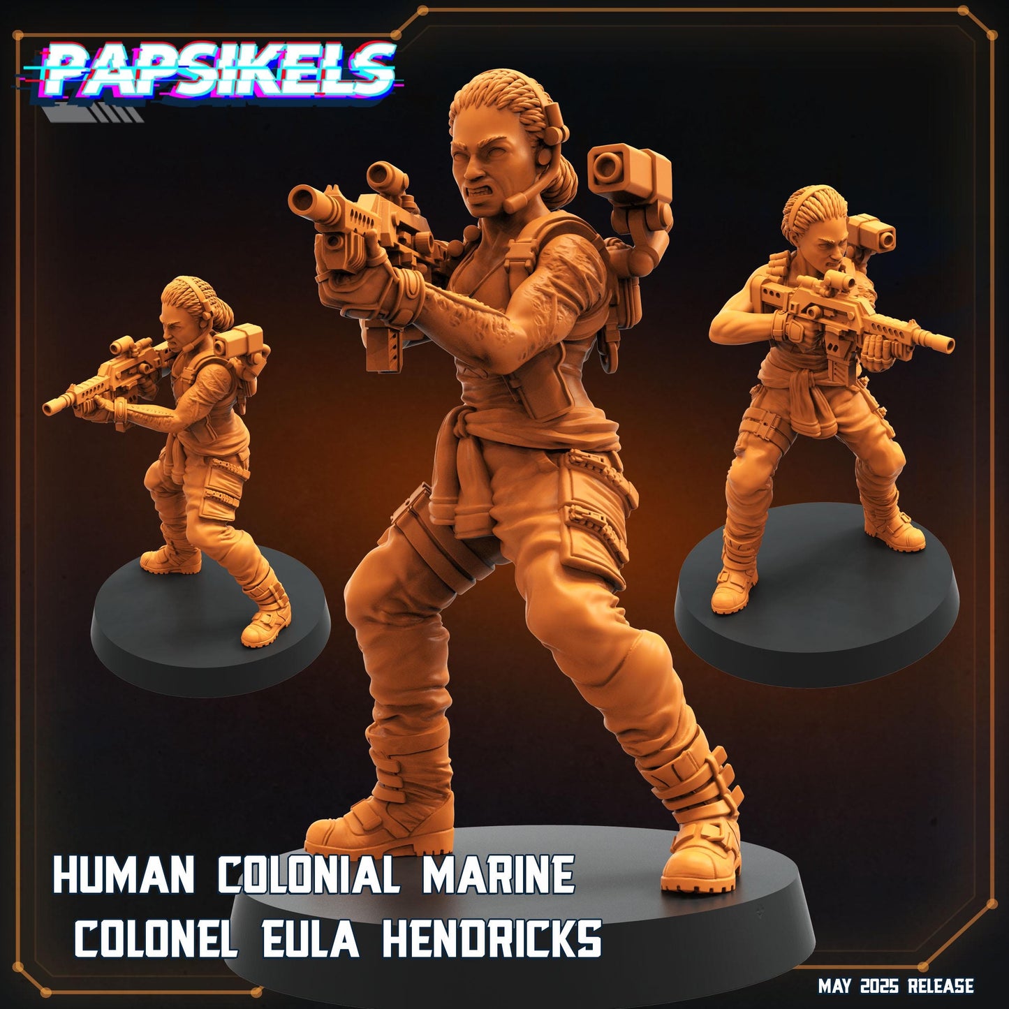 Human Colonial Marine Colonel Eula Hendricks - 1