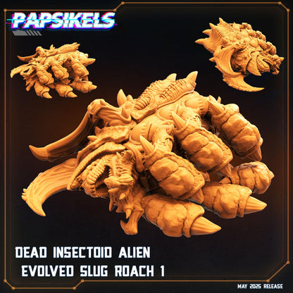 Dead Insectoid Alien Evolved Slug Roach - 1