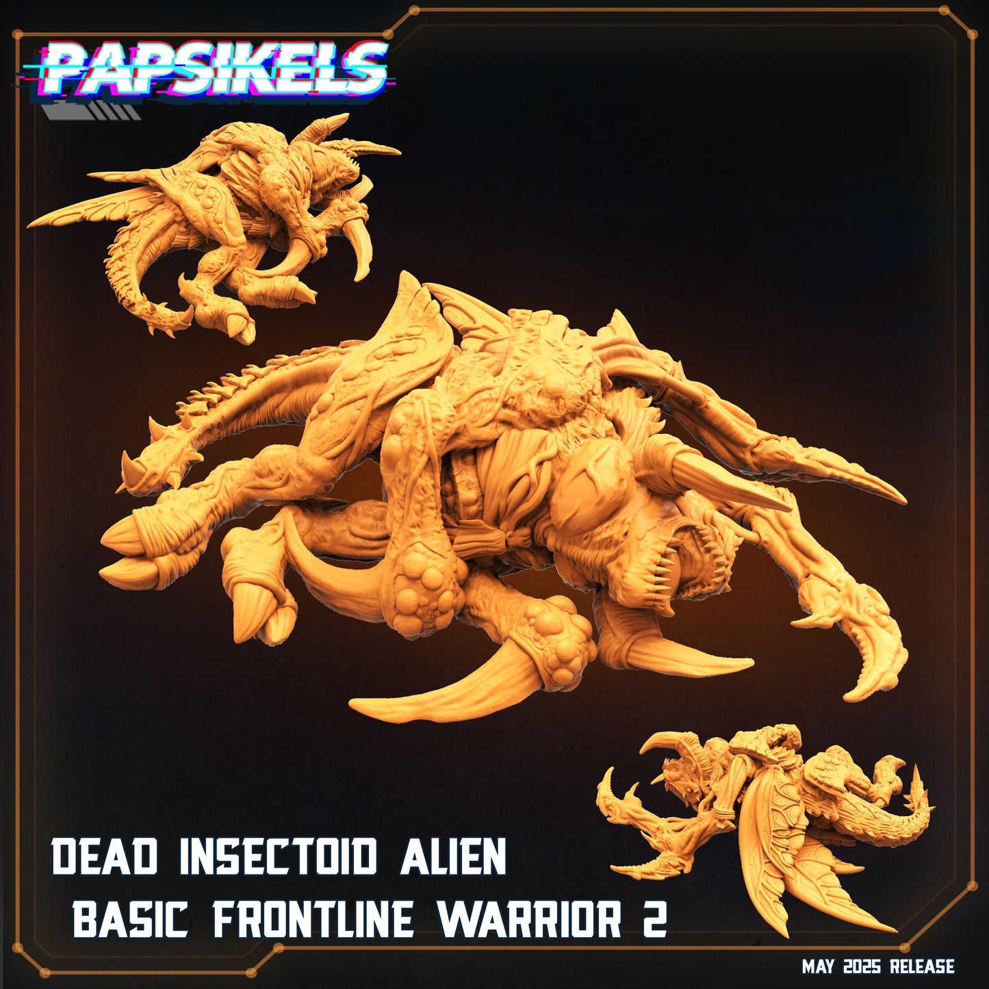 Dead Insectoid Alien Basic Frontline Warrior - 2