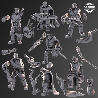 Imperial Guard - Vaels Ghosts -  Set of 7