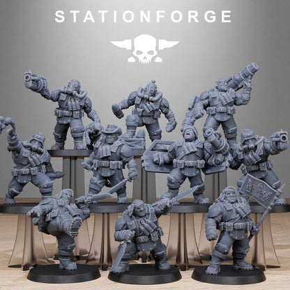 GrimGuard Jungle Fighter Mutants - Set of 10